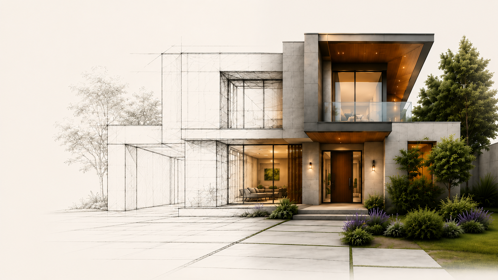 From sketch to finished architecture